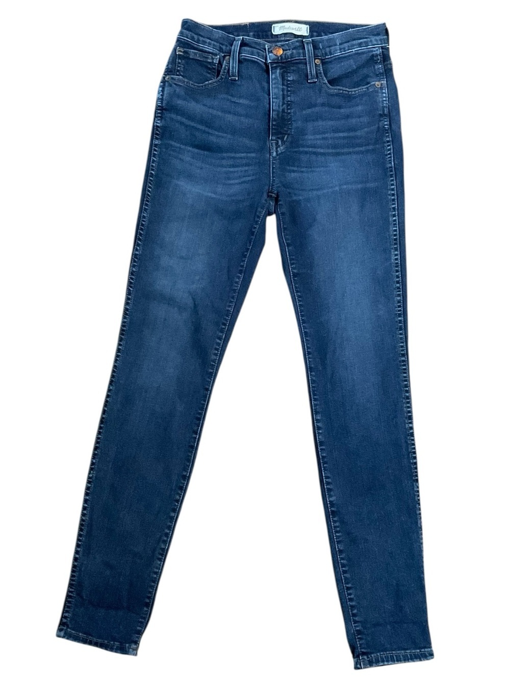 Madewell 10” High Rise Skinny Dark Blue Size 26 Jeans